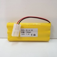 [M'sia Stock] 7.2v AA700mAh 2pin Battery Rechargeable for Rc Car