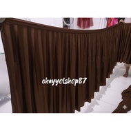 / TABLE DECORATION/ TABLE SKIRT TABLE FRAME TABLE EDGE 65CM HEIGHT X 100CM LENGTH