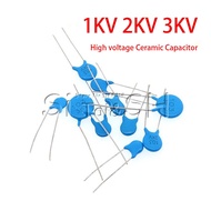20pcs High voltage Ceramic Capacitor1KV 2KV 3KV 5PF 30PF 47PF 56PF 100PF 220PF 1NF 2.2NF 3.3NF 4.7NF