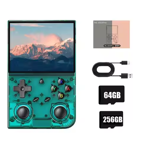 X49A-RG35XX PRO Video Game Console 3.5" IPS 64G+ 256G 14000+ Games Linux Support TV Output Game Play