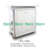 Nano ตู้กันฝน เบอร์ 2 ตู้กันน้ำ มีหลังคา ฝาทึบ NANO-102W และ ฝาใส 102CW ตู้ไฟ