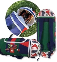 Soccer Ball Duffle Bag Backpack, 2-in-1 Convertible Design, 24 x 9 x 9 inches