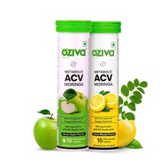 OZiva ACV Moringa | Control Cravings I Apple Cider Vinegar, Cinnamon I No Maltodextrin & No Added Su