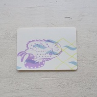 【ZhiZhiRen】厵 | 絹印明信片 - 旗津補魚 - 馬頭魚