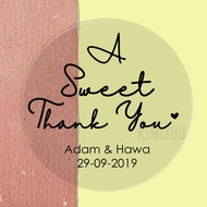 thank you sticker. goodies sticker. custom sticker. wedding sticker. business sticker. corporate sti