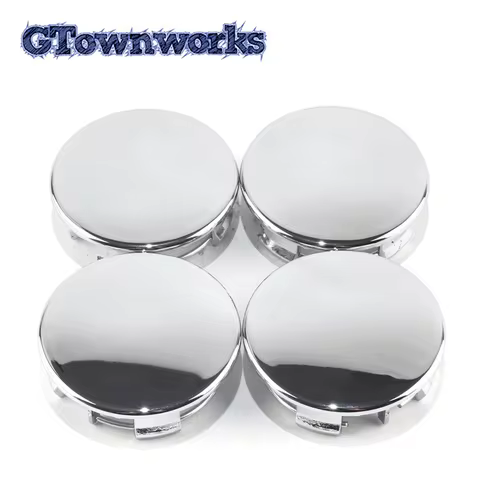GTownworks 2pcs/4pcs 57.7mm OD 51.2mm ID Car Wheel Center Cap For 2012-2020 Model S X 3 Wheels #6005