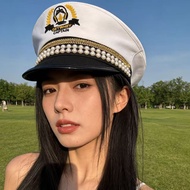 Flat Navy Cap Sunscreen Navy Cap Retro Captain Navy Cap Outdoor Hat 4.12
