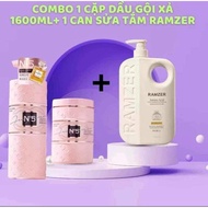N°5 Combo shampoo and conditioner (800ml) , shower RAMZER (1000ml)