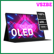 VSZBE 13.3Inch 4K OLED Touch Portable Monitor Computer White Secondary Screen Gaming Nintendo Switch