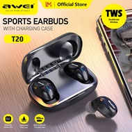 Awei T20 ENC Hai chiếc điện thoại earphone In Ear Mini wireless Earbuds Gaming Bluetooth-compatible
