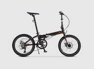 DAHON (Assembled) KBA083 LAUNCH D8 8SPD FOLDING BIKE (STANDARD Hinge) - BLACK
