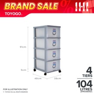 Toyogo 803-4 803-5 Plastic Storage Cabinet / Drawer With Wheels