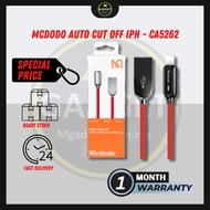 MCDODO Cable Fast Charging / Pengecas Laju Pantas Auto Power Off Murah CABLE AUTO CUT OFF Lightning-