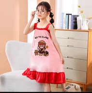 Váy 2 dây phối màu cho bé gái go to class xinh xắn đủ size từ 9 đến 57kg
