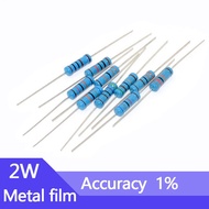 20pcs 2W 4R7 47R 470R 4K7 47K 470K 4.7 47 470 Ohm R K Accuracy 1% Five-Color Ring Resistance 0.1R-10
