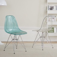 Eames chair modern minimalist home backrest stool Nordic meeting ghost chair internet-famous transpa