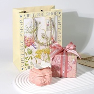 Hot-selling spring new butterfly scented candle, niche fragrance for bedroom, wedding gift, gift box