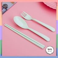 1 Set of Travel Cutlery without Box spoon fork and chopsticks Travel Cutlery Set