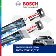 BOSCH AEROTWIN PLUS FLATBLADES WIPER SET FOR BMW 5 SERIES (E60) 2003-2010 (24"/23")