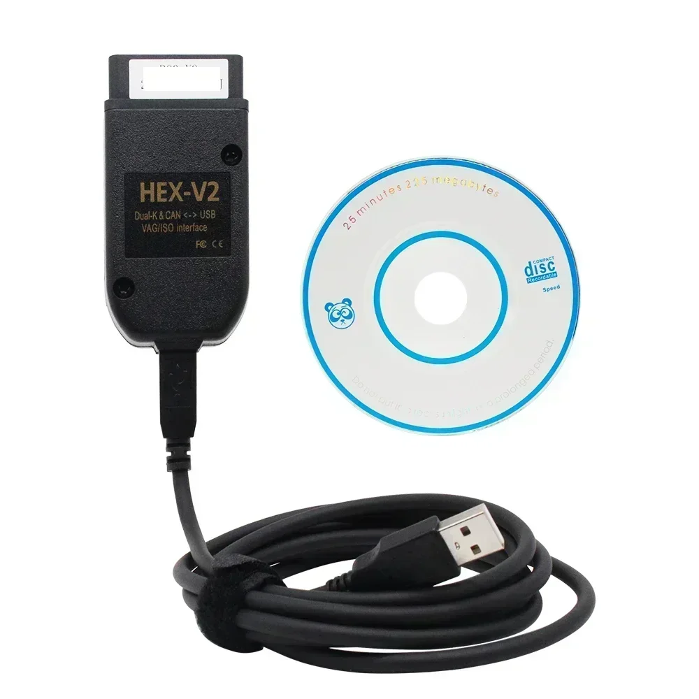 2026 Hot Newest VCDS 26.3 HEX V2 OBD2 Diagnostic Cable Multi-Language VAG Scanner Tool for VW Audi S