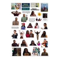 Abbott Elementary Stickers, Waterproof Decals for Laptop, iPad, Phone Case, Fridge & Wall Decor