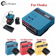 with 3 USB Lithium Battery Inverter DC 18-21V  Electric Tool Battery Inverter Power Inverter Fit for