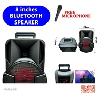 8" BIG WIRELESS BLUETOOTH SPEAKER WITH FREE MIC BT- A8-5