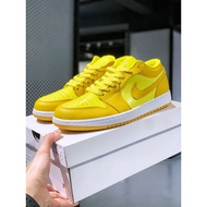 【Wholebaler �� Unisex NK-AJJordan Basketball Shoes AJ1 Gold Low AJ1 For Men Sneakers Women Low Cut C