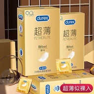 Durex Condoms Fetherlite 52Mm Durex-Condoms For Men Ultra Thin Lube Durex Real Feel Condom