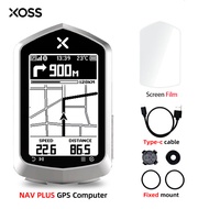 WFBMJ XOSS NAV + NAV Plus GPS จักรยานคอมพิวเตอร์ขี่จักรยานเซ็นเซอร์จักรยาน MTB Road ANT + แผนที่นำทา