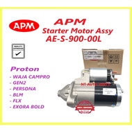 APM Starter Motor Assy AE-S-900-00L-Proton BLM/Waja Campro/Exora Bold/Persona/Gen 2