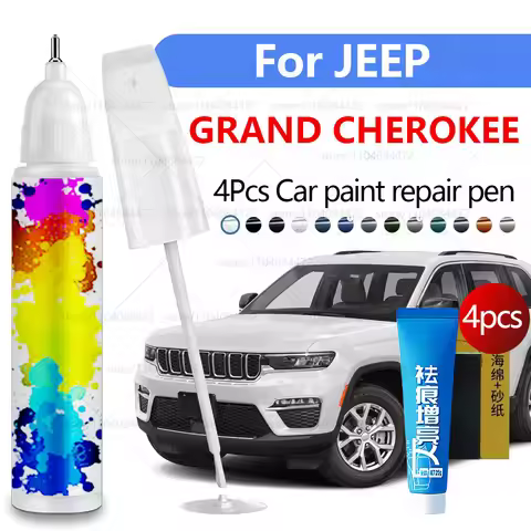 Car Paint Repair Pen For 1992-2025 JEEP GRAND CHEROKEE Paint Scratch Repair Accessories 4PCS Grey PA