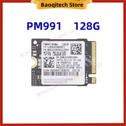 New PM991 128G SSD 2230 Volume Internal Solid State Drive PCIe PCIe 3.0x4 For Samsung Microsoft Surf