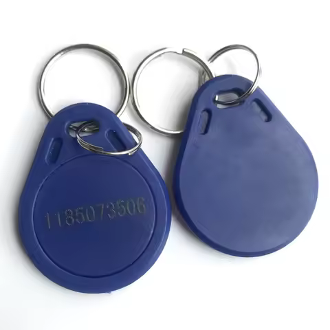 RFID 1K 13.56mhz Fob With ID Printed Blue Color (pack of 10)