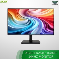 Acer EK251Q P6bi Monitor 24.5 Inch | IPS FHD | 144Hz Refresh Rate | 1ms Response | HDMI VGA
