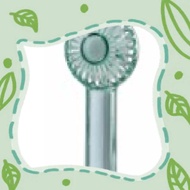 Orashare HF02T Mini Fan Ice Transparent Rechargeable Handheld Fan 3 Speed Strong Wind Portable Fan