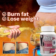 Quick delivery】max slim 7 days capsule Abdominal fat, thick body weight, obesity, overweight, fatty 