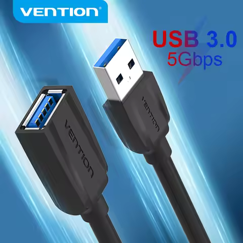 Vention USB Cable USB 3.0 Extension Cable Male to Female 3.0 2.0 USB Extender Cable for PS4 Xbox Sma