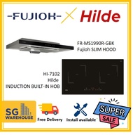 HI-7102 Hilde Induction Hob/ FR-MS1990R-GBK Fujioh Hood HYBRID COMBO