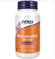 เรสเวอราทรอล / Trans Resveratrol 200 MG w/ Grape Seed Extract