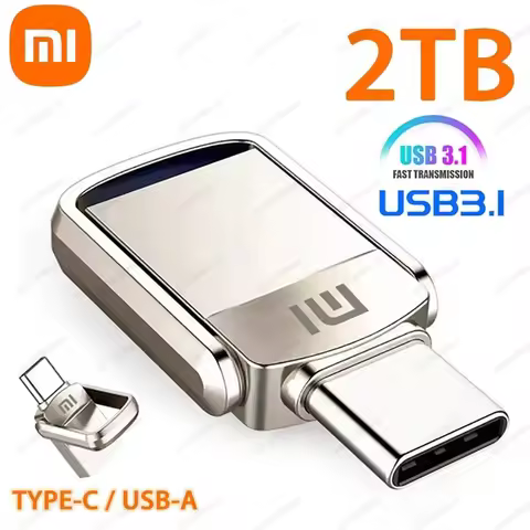 Xiaomi U Disk 2TB 1TB 256GB 512GB USB 3.2 Type-C Mobile Phone Computer Mutual Transmission Portable 