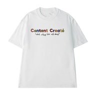 T-shirts for men and women printed with the image of CONTENT CREATOR THE CONTENT CREATOR CONTENT CRE