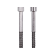 2X M8X70 18G Titanium Alloy Bicycle Headset Cap Bolt for Folding Bike BMX Stem Screw Bicycle Parts