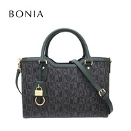 Bonia Jemma Monogram Satchel Bag 801628-006