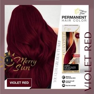 ORIGINAL! Merry Sun Permanent Hair Color VIOLET RED!!