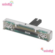 ANHUITYJ 10PCS Slide Potentiometer, Slide Siding Multicolor B50K Potentiometer, Premium B50K Slide P