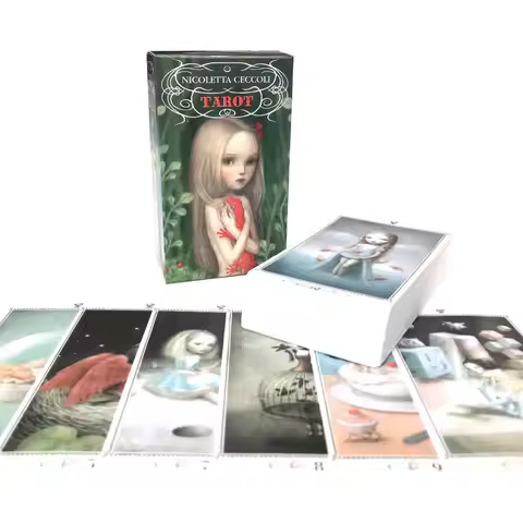Hot Selling Nicoletta Ceccoli Tarot Leisure Entertainment Card Family Gathering Divination Deck Taro