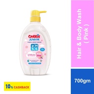 Carrie Junior  pH 5.5 Hair & Body Wash - Baby Pink (700g) | Kids Liquid Shower| pH balanced | Nouris