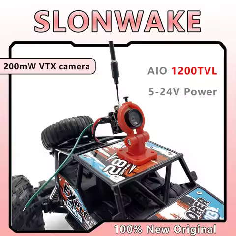 5.8G 48CH 200mW FPV VTX Transmitter Raceband CMOS 1200TVL Mini FPV Micro AIO 120° angle Camera Suppo