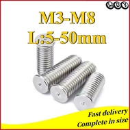 304 Stainless Steel Spot Welding Screw M3/M4/M5/M6/M8 * L5-50mm (AZY-DM) (Y6) (x6)